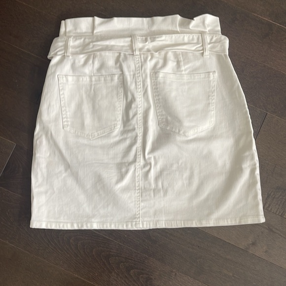 White Jean Skirt - Picture 5 of 5